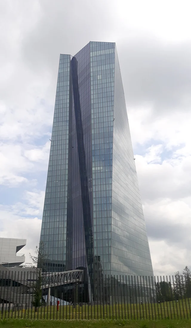 La sede della Banca centrale europea a Francoforte, luglio 2019